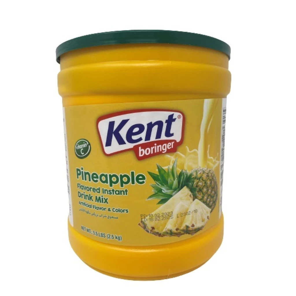 Kent Boringer Pinapple Powder Drinks 2.5 Kg X6 – Distributor In New Jersey, Florida - California, USA