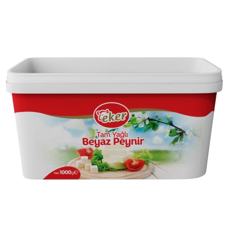 Eker Whole Fat Feta Cheese 1000Gr X 6 – Distributor In New Jersey – Florida and California, USA