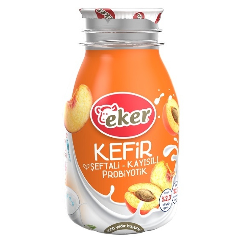 Eker Kefir Peach - Apricot 200 Ml X 6 – Distributor In New Jersey – Florida and California, USA