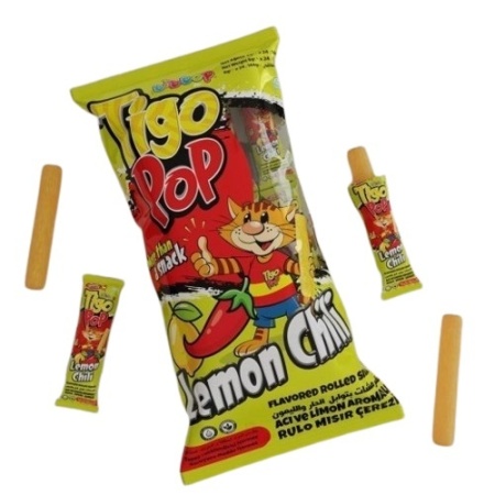 Tigopop Lemon Chili Box 6 Gr X 24 Pc X 24 – Distributor In New Jersey, Florida - California, USA