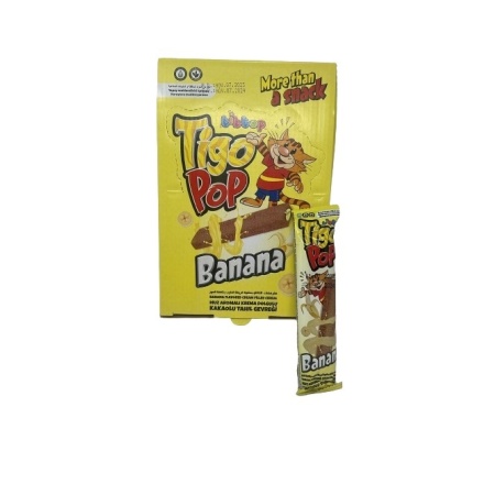 Tigopop Carton Banana Box 8 Gr X 24 Pc X 24 – Distributor In New Jersey, Florida - California, USA