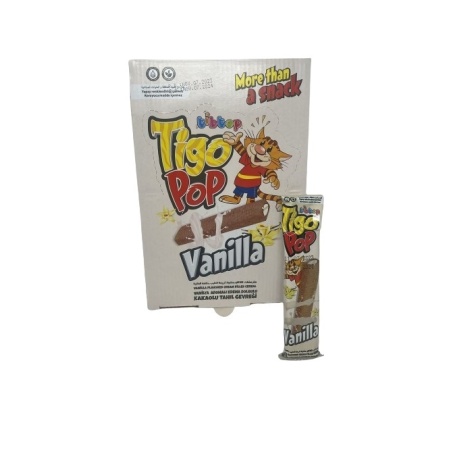 Tigopop Carton Vanilla Box 8 Gr X 24 Pc X 24 – Distributor In New Jersey, Florida - California, USA