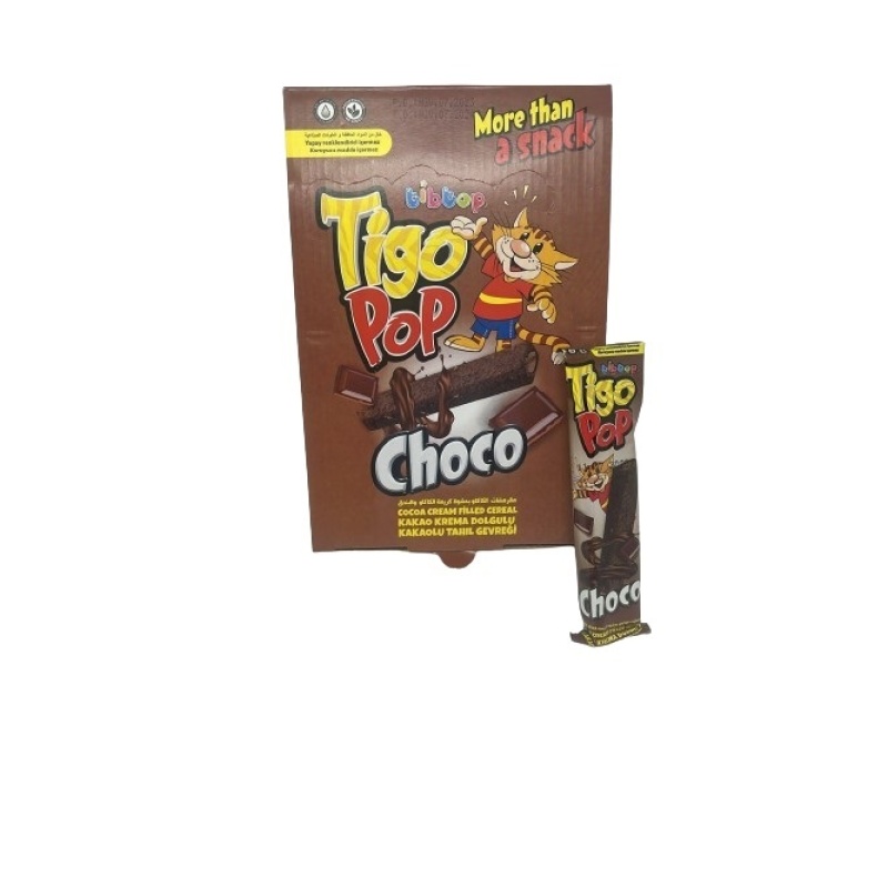 Tigopop Carton Choco Box 8 Gr X 24 Pc X 24 – Distributor In New Jersey, Florida - California, USA