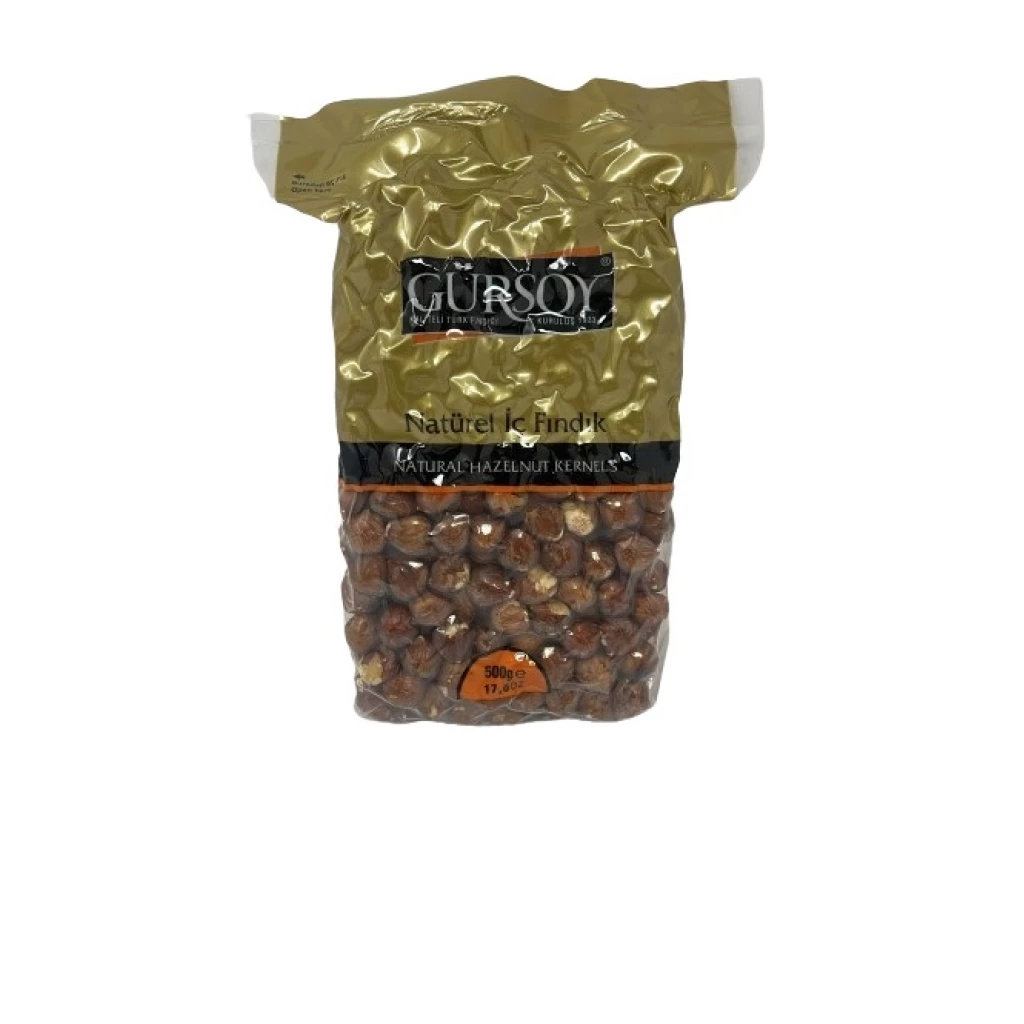 Gursoy Natural Hazelnut 500GrX12 – Distributor In New Jersey, Florida - California, USA