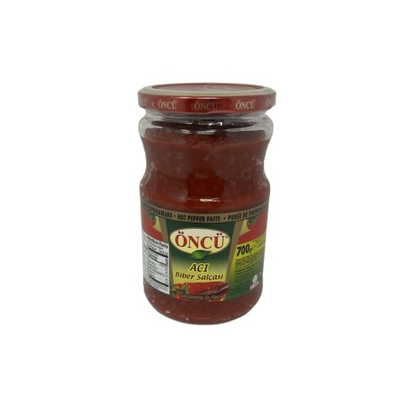 Oncu Hot Papper Paste 700 Gr X 12 – Distributor In New Jersey, Florida - California, USA