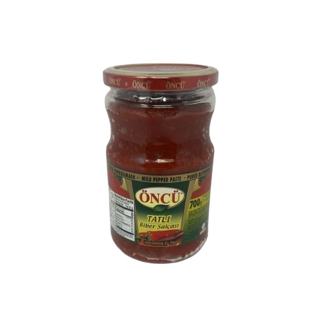 Oncu Mild Pepper Paste 700 Gr X 12 – Distributor In New Jersey, Florida - California, USA