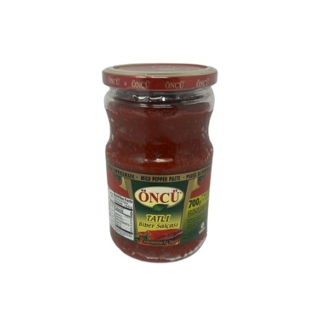 Oncu Mild Pepper Paste 700 Gr X 12 – Distributor In New Jersey, Florida - California, USA