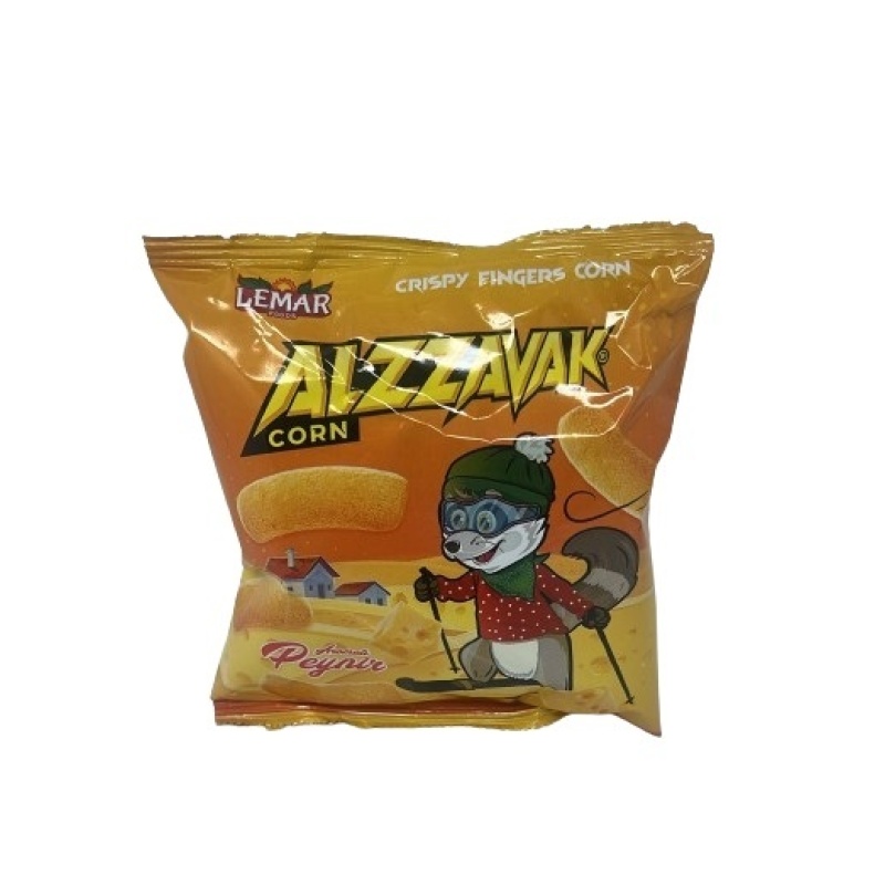 Alzzavak Corn Cone Chips Cheese 12 Gr X 25 X 4 – Distributor In New Jersey, Florida - California, USA