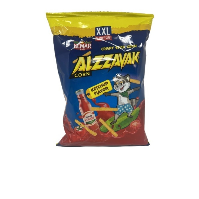 Alzzavak Corn Cone Chips W Ketchup 70 Gr X 20 – Distributor In New Jersey, Florida - California, USA