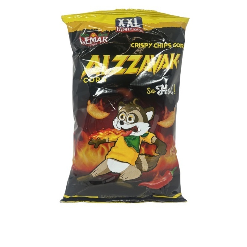 Alzavvak Corn Cone Chips Hottaco 70Grx20 – Distributor In New Jersey, Florida - California, USA