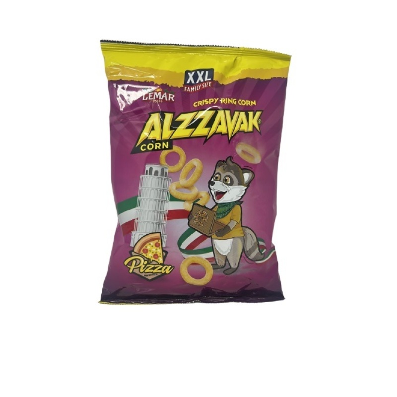 Alzzavak Corn Cone Chips Pizza 70 Gr X 20 – Distributor In New Jersey, Florida - California, USA