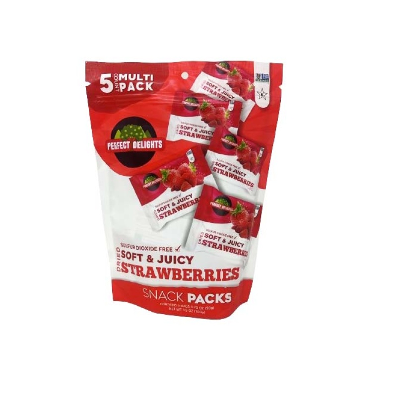 Perfect Delights Organic Dried Strawberry 3.5 Oz X 18 – Distributor In New Jersey, Florida - California, USA