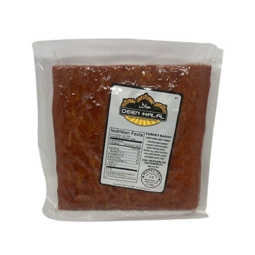 DEEN HALAL TURKEY BACON SLAB CATCH 6 LBX2 Turkana Food