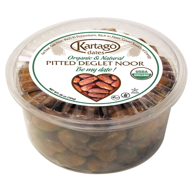 Kartago Organic Pitted Dates (795G) 28Ozx12 – Distributor In New Jersey, Florida - California, USA