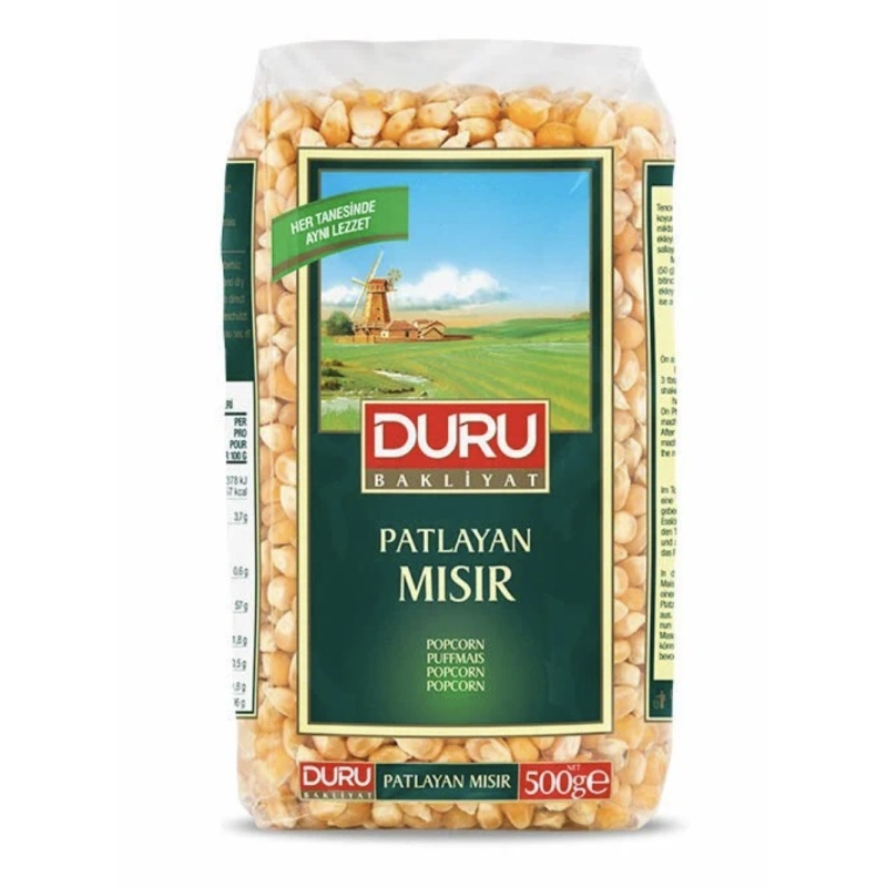 Duru Popcorn (500 gr x 12) – Distributor In New Jersey, Florida - California, USA