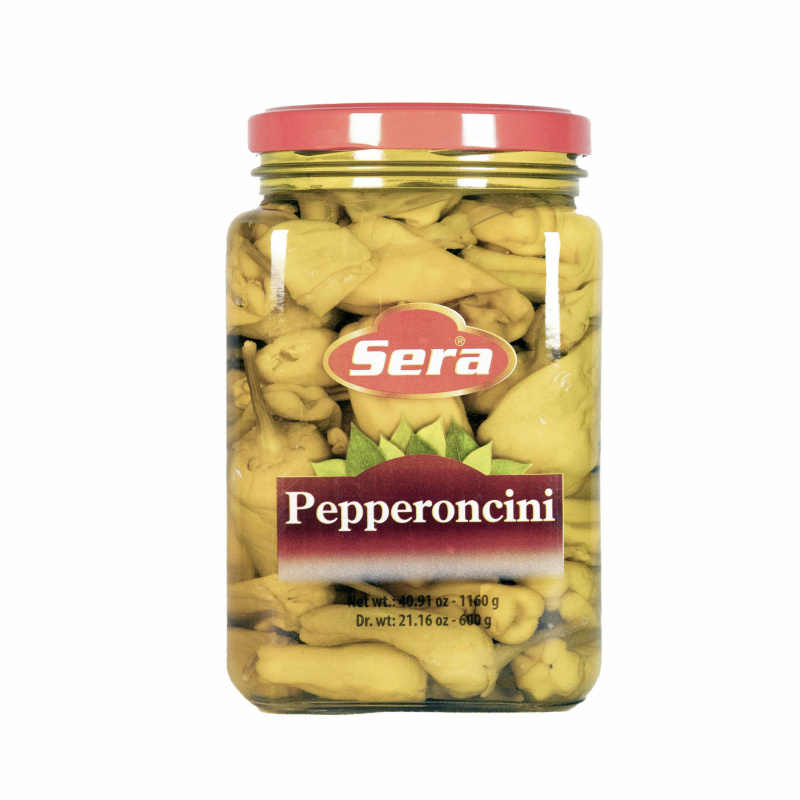 Sera Pepperoncini In Brine 1.600 Mlx6 – Distributor In New Jersey, Florida - California, USA