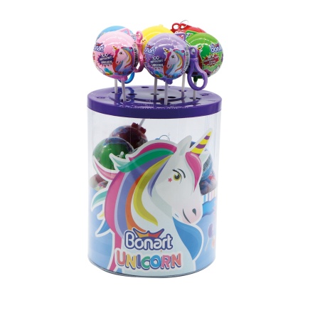 Bonart Sweeties Unicorn Lollipop Candy 11Gr X 24 X 6 – Distributor In New Jersey, Florida - California, USA