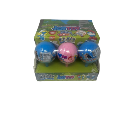 Bonart Sweeties Smurf World Lollipop W/ Surprise Toys 11Gr X 9 X 4 – Distributor In New Jersey, Florida - California, USA