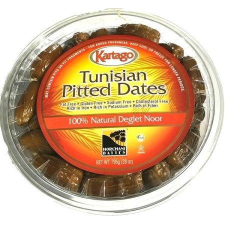 Kartago Natural Deglet Noor Pitted Dates (795G) 28Ozx12 – Distributor In New Jersey, Florida - California, USA
