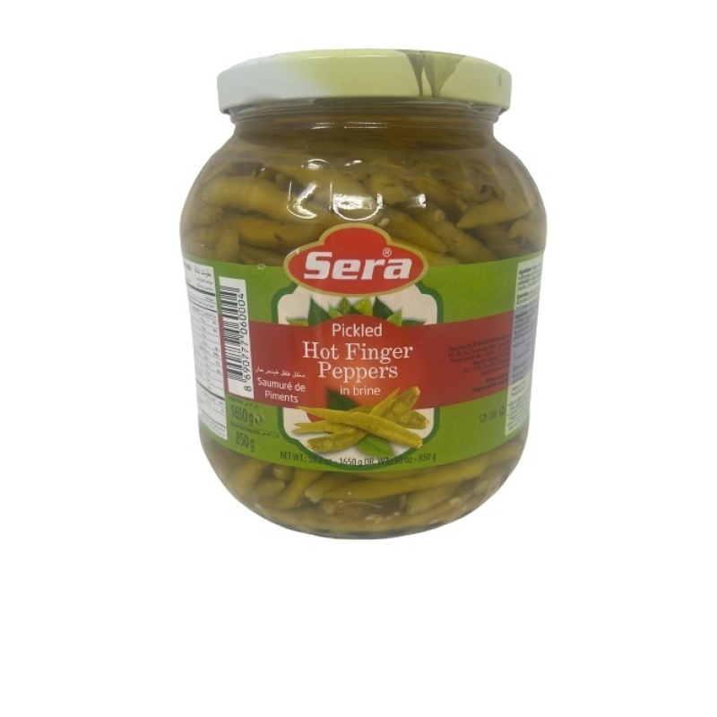 Sera Pickled Hot Thin Peppers 1.700Mlx6 – Distributor In New Jersey, Florida - California, USA