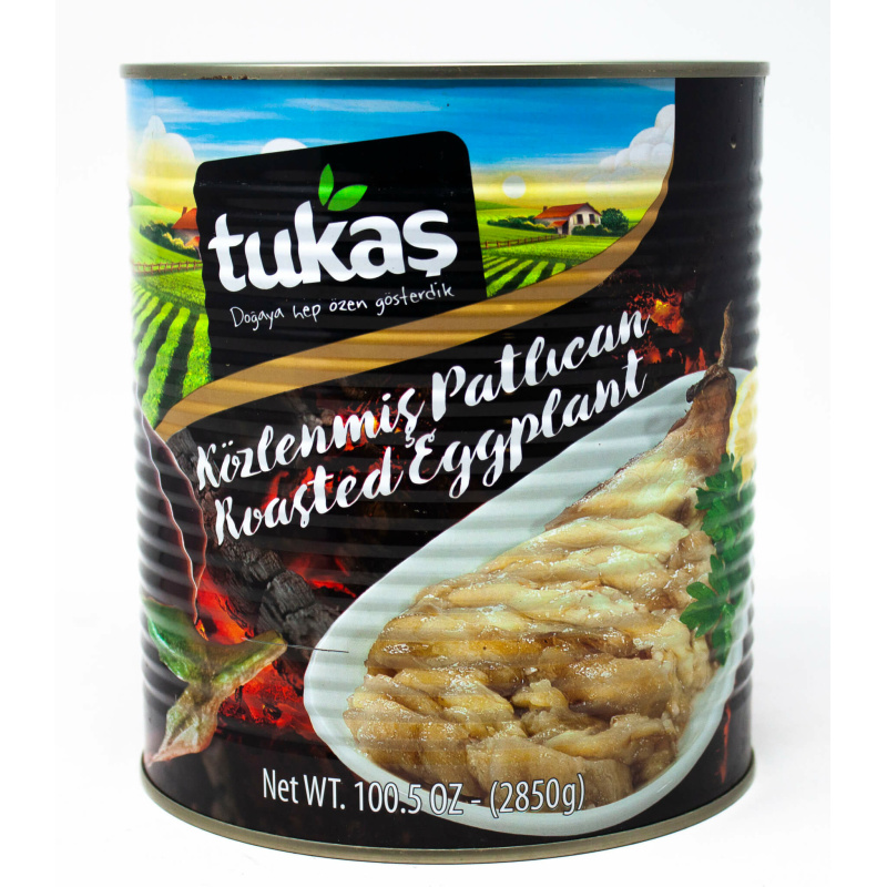 Tukas Roasted Eggplant 2850 Gr X 6 – Distributor In New Jersey, Florida - California, USA