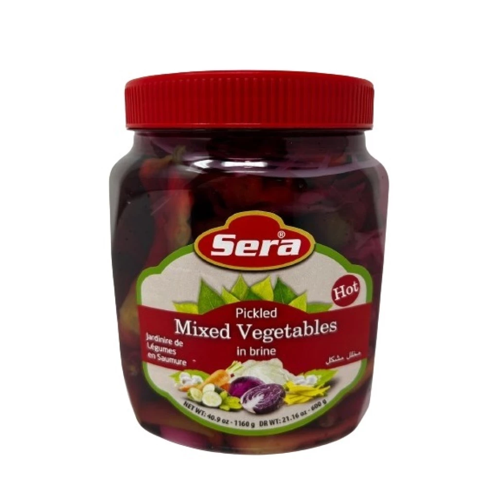 Sera Hot Mixed Pickles 1.240 Mlx12 – Distributor In New Jersey, Florida - California, USA