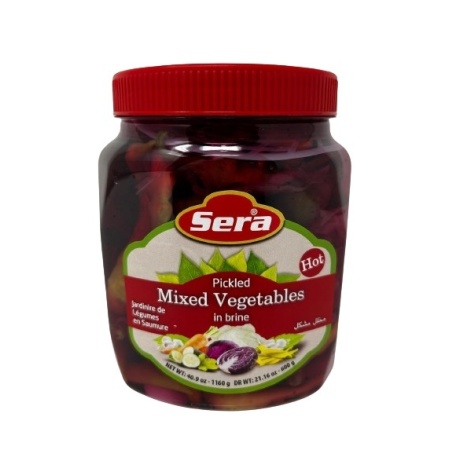 Sera Hot Mixed Pickles 1.240 Mlx12 – Distributor In New Jersey, Florida - California, USA