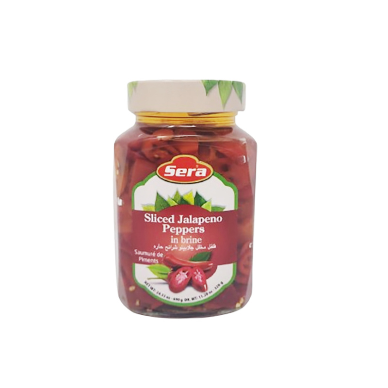 Sera Sliced Jalapeno Peppers Red 690GrX12 – Distributor In New Jersey, Florida - California, USA