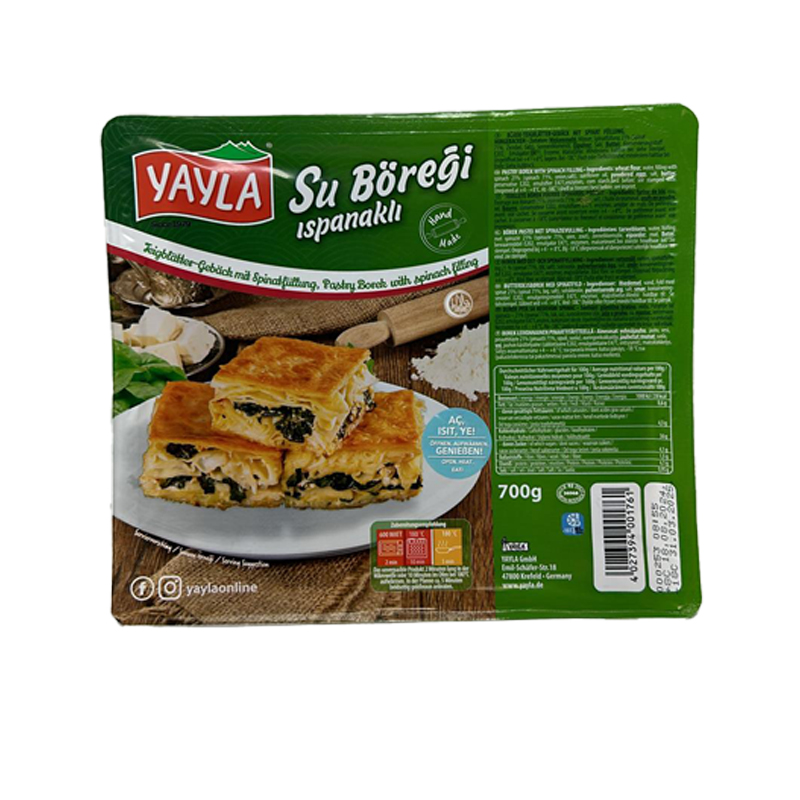 Yayla Su Boregi With Spinach 700GrX7