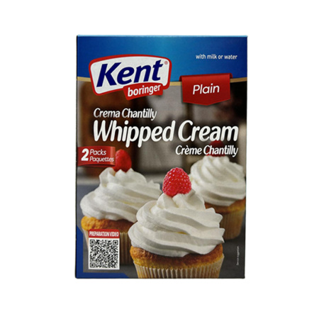 Kent Boringer Whipped Cream Plain 150 Gr X 12 – Distributor In New Jersey, Florida - California, USA