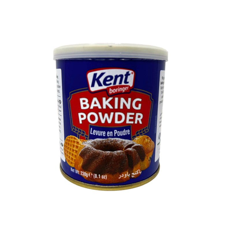 Kent Boringer Baking Powder Tin 230 Gr X 24 – Distributor In New Jersey, Florida - California, USA
