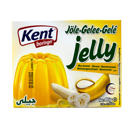 Kent Boringer Trix Banana Flavored Jelly 85GrX24 – Distributor In New Jersey, Florida - California, USA
