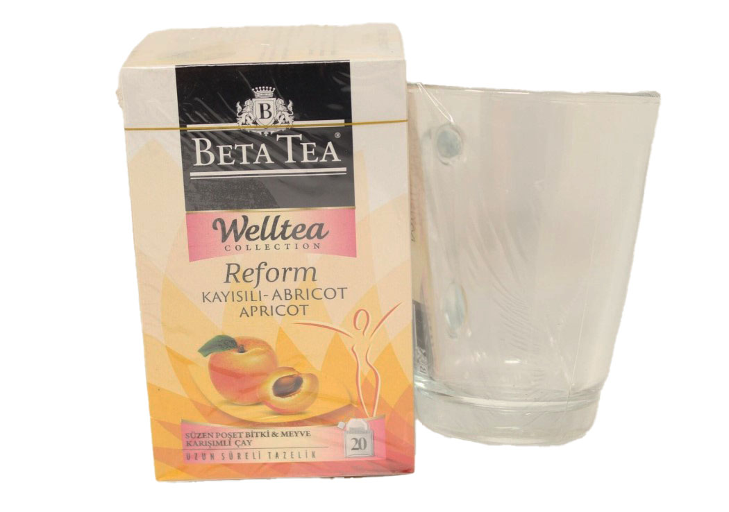 BETA WELLTEA REFORM APRICOT TEA BAG 20X2GRX40