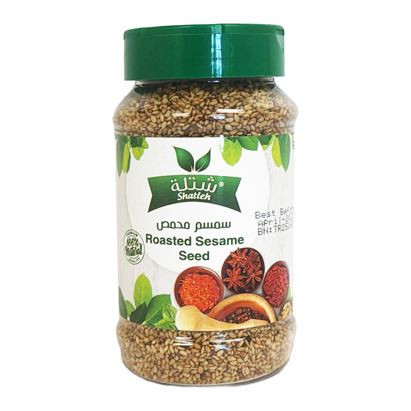 SHATLEH ROASTED SESAME SEEDS 170GR X 12